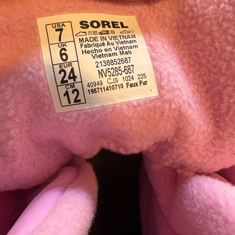 Sorel Girls' Whitney III Strap Waterproof Hook-and-Loop Snow Boots